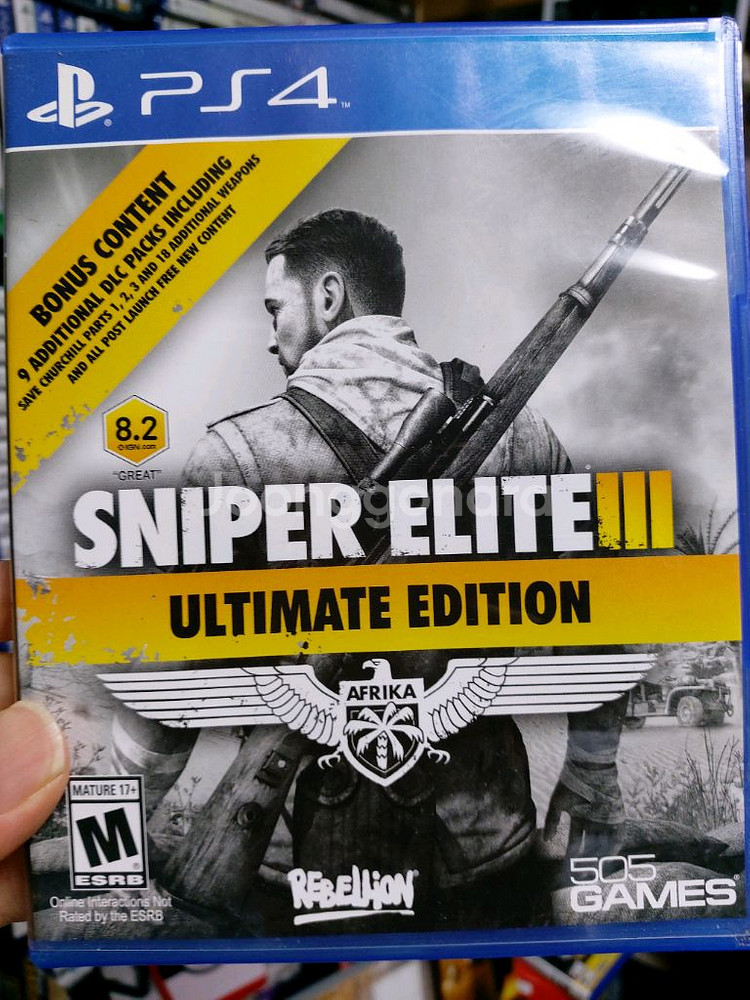 ps4 스나이퍼 엘리트3 북미판--0