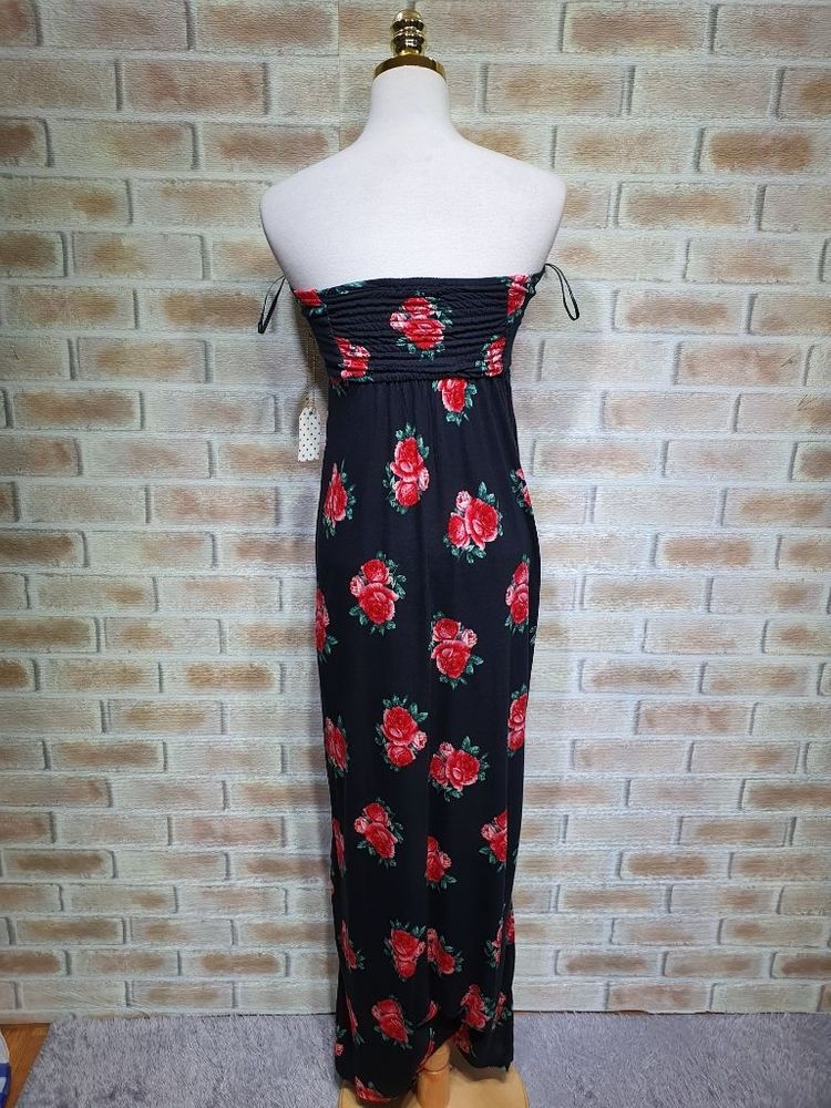 택부착 포에버21 정품 컬러플라워 탑 원피스 55 이미지