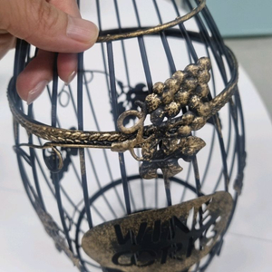 철제 모양 앤틱 빈티지 느낌 새장입니다 B