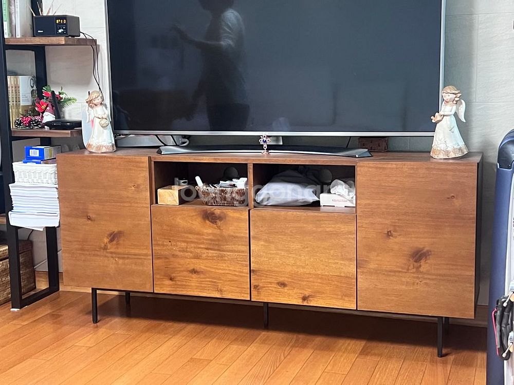 [급처분 - 이번주 가져가실 분] 원목 TV 거실장--0