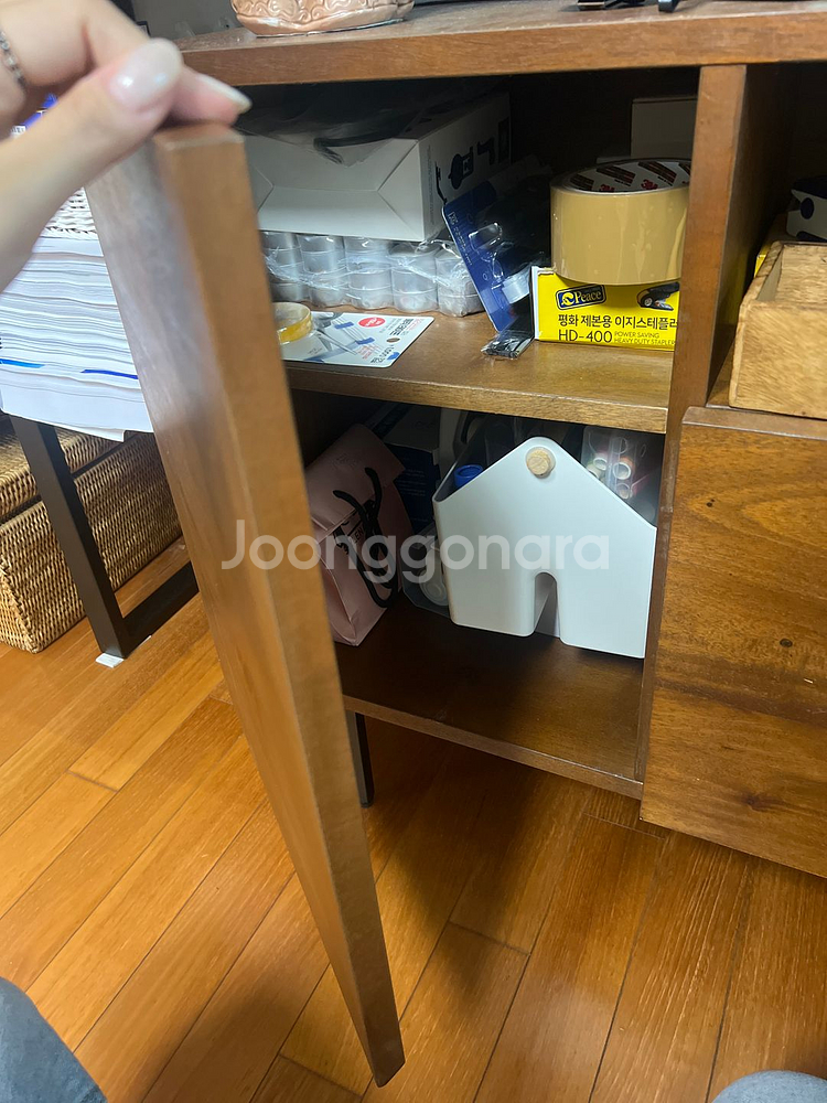 [급처분 - 이번주 가져가실 분] 원목 TV 거실장--5