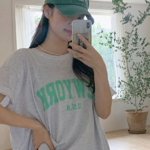 워싱 빈티지그린 볼캡