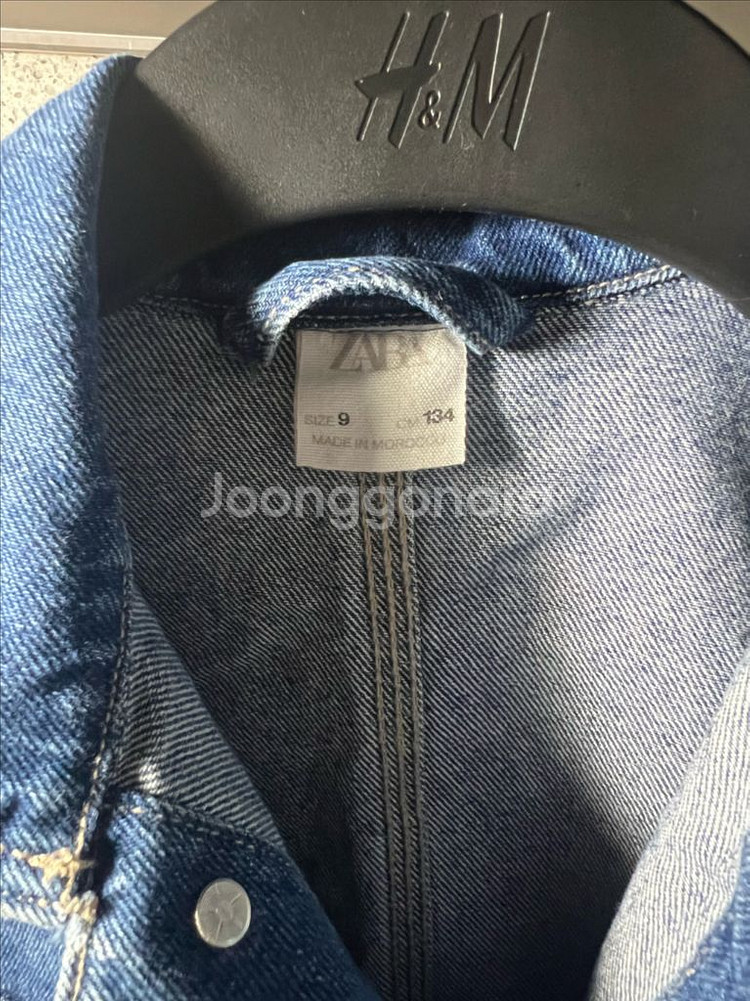 ZARA 데님 자켓 9사이즈--2