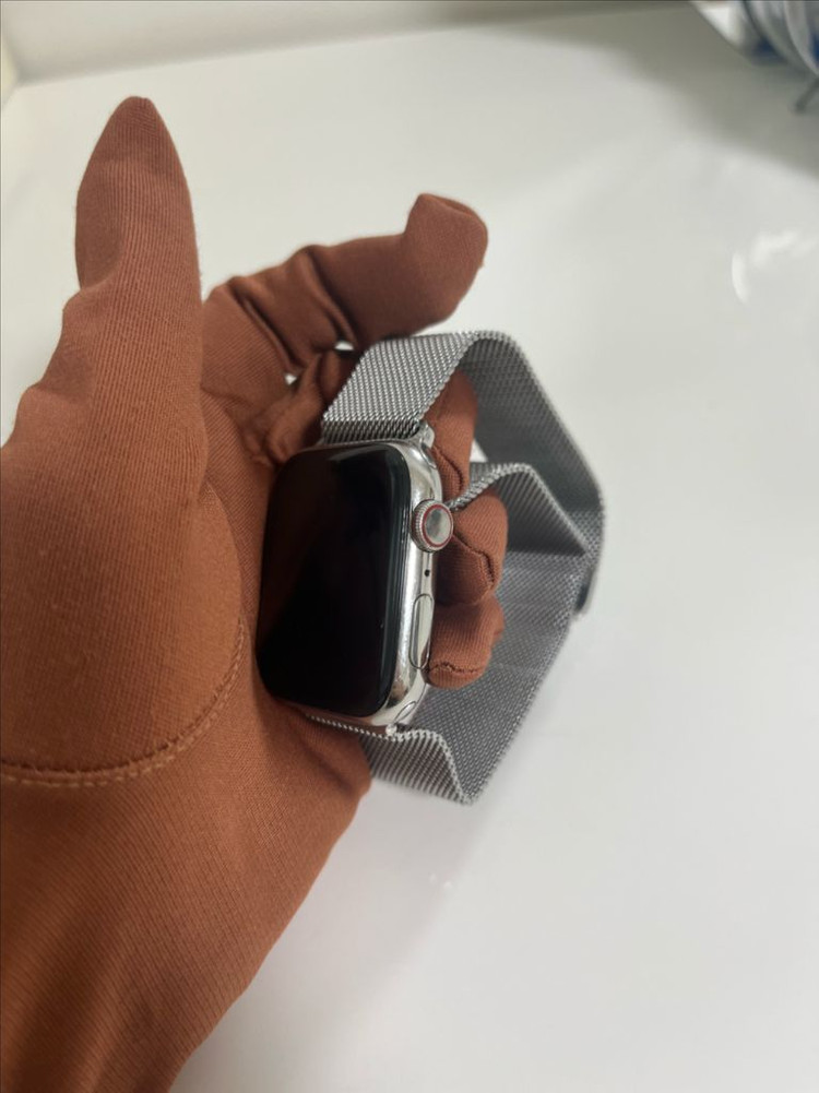 애플워치 시리즈 4 스테인리스 스틸 44mm 및 액세서 이미지