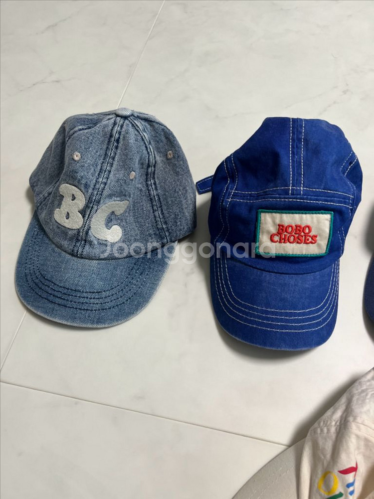 보보쇼즈 청캡+타오모자 5개일괄--1