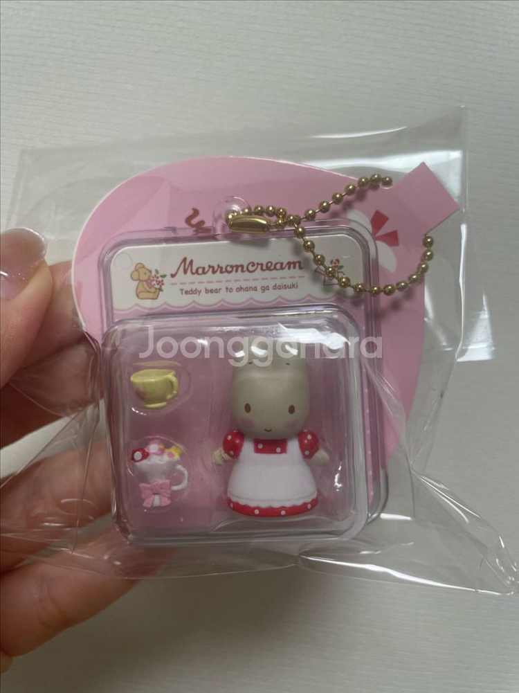 산리오 마론크림 미니어처 패키지 참 키링--0