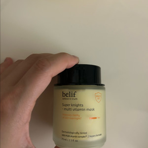 새상품)빌리프 슈퍼나이츠 멀티 비타민 마스크 75ml