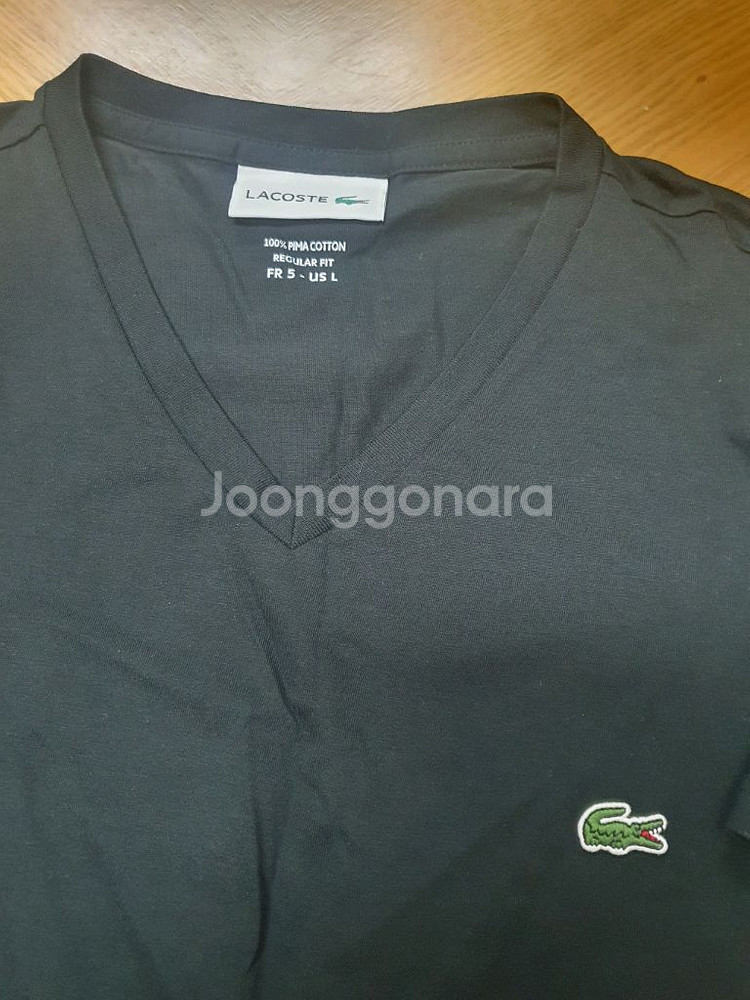 라코스테 피마 코튼 브이넥 새제품 56% 할인판매--1