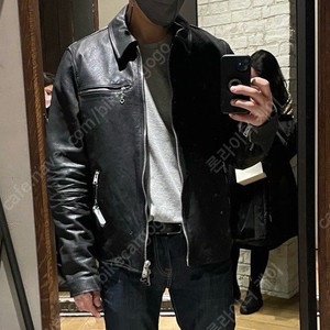 품절상품 올세인츠 브렛 레더자켓 전매장 품절품 판매