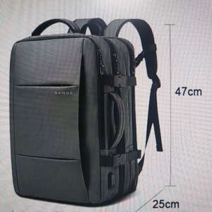 BANGE 37L 여행용 백팩 그레이