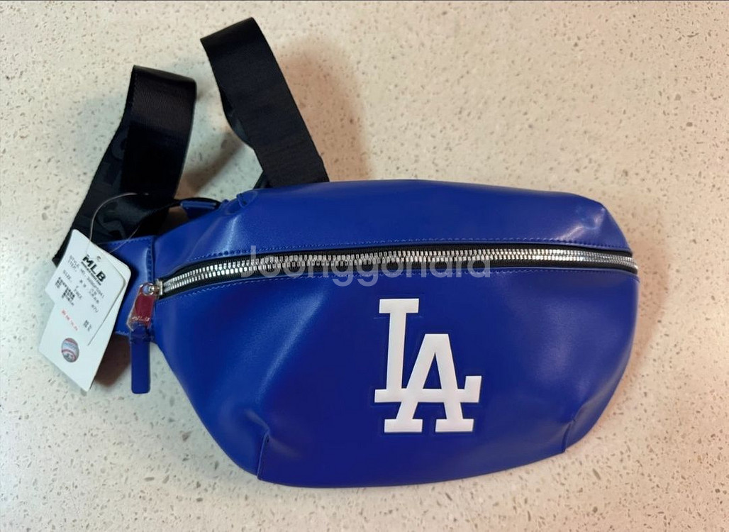 MLB 가방 가죽 힙색--0