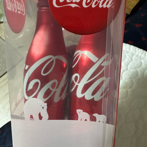 코카콜라 알루미늄 보틀 폴라베어세트