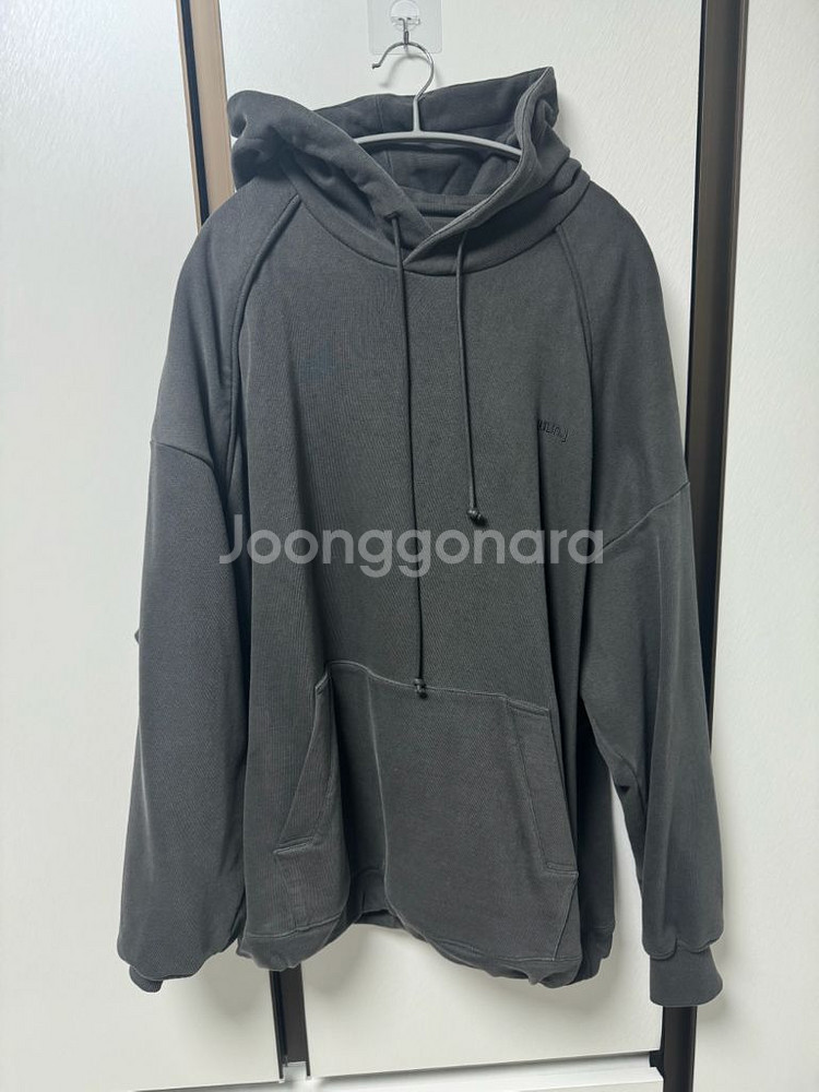 준지 / 22fw 가먼트다잉 후드티 / s--0