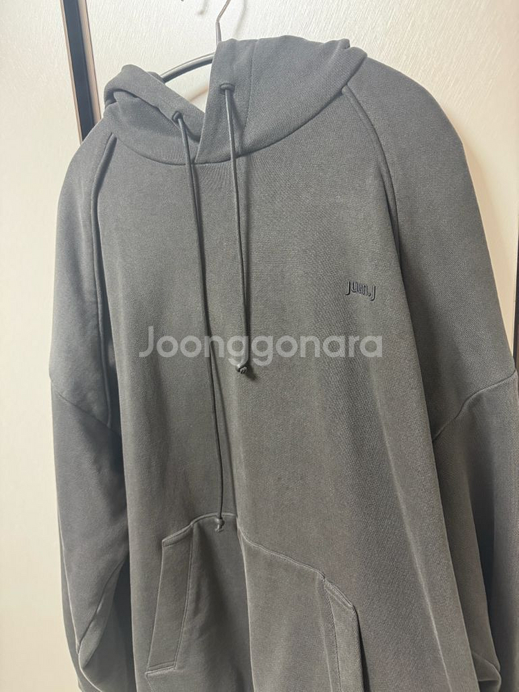 준지 / 22fw 가먼트다잉 후드티 / s--2
