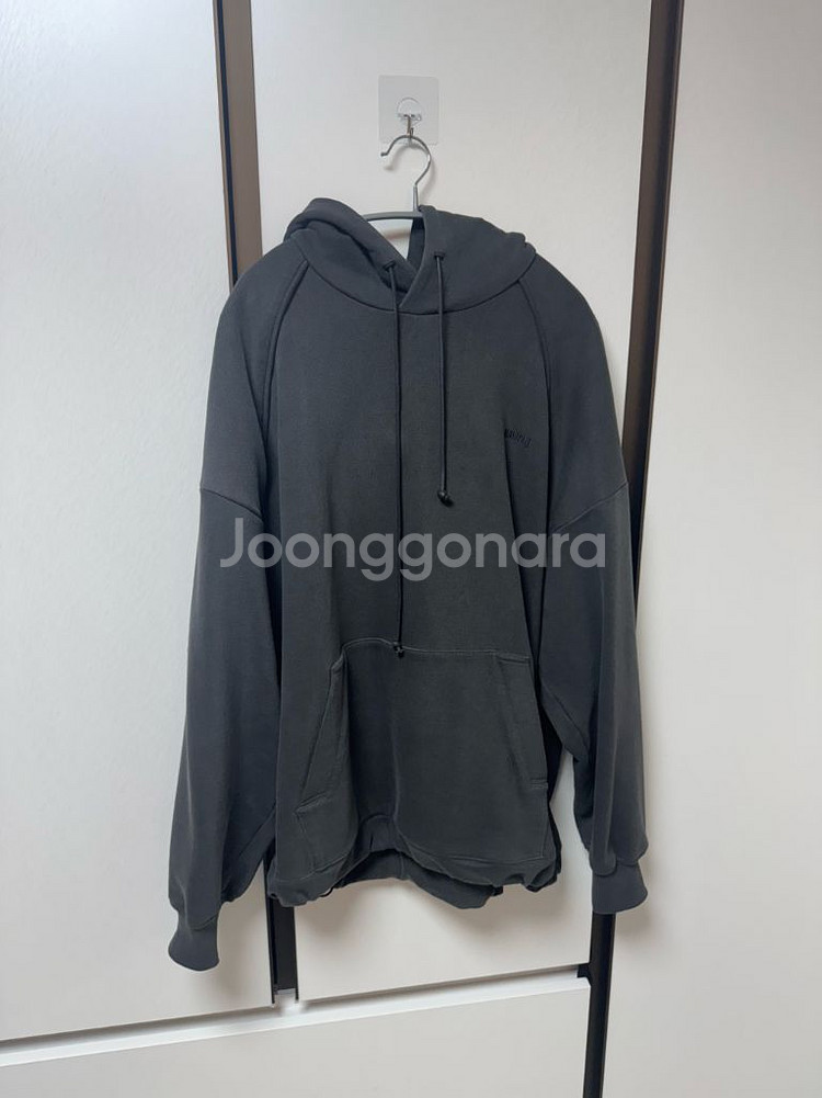 준지 / 22fw 가먼트다잉 후드티 / s--3