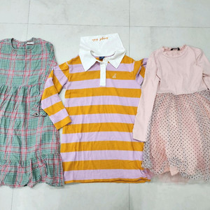 140사이즈 여아 원피스 3벌