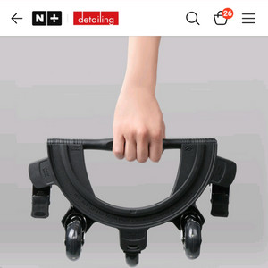 디테일링 버킷 돌리 폴딩 롤러 일반 바퀴(리뉴얼)