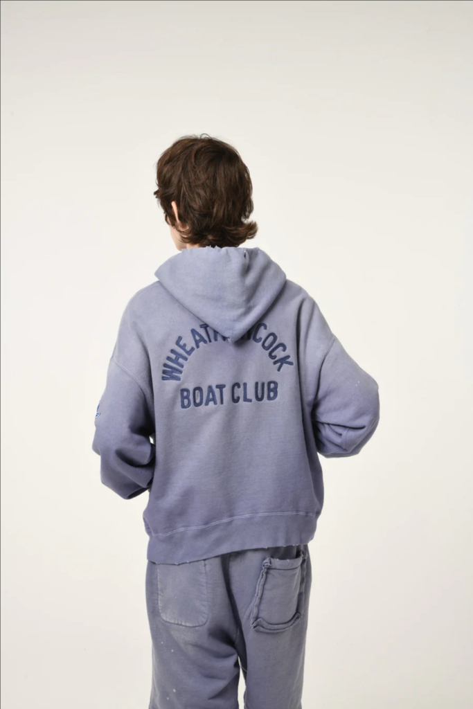 바우와우 25SS 후드집업 에그플랜트 에이징 XL사이즈--3