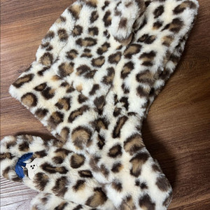 리미떼두두 레오파드 퍼 모자