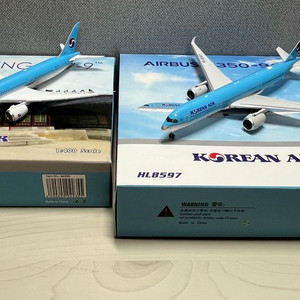 1:400 피닉스 대한항공 비행기 다이캐스트 모형 2대