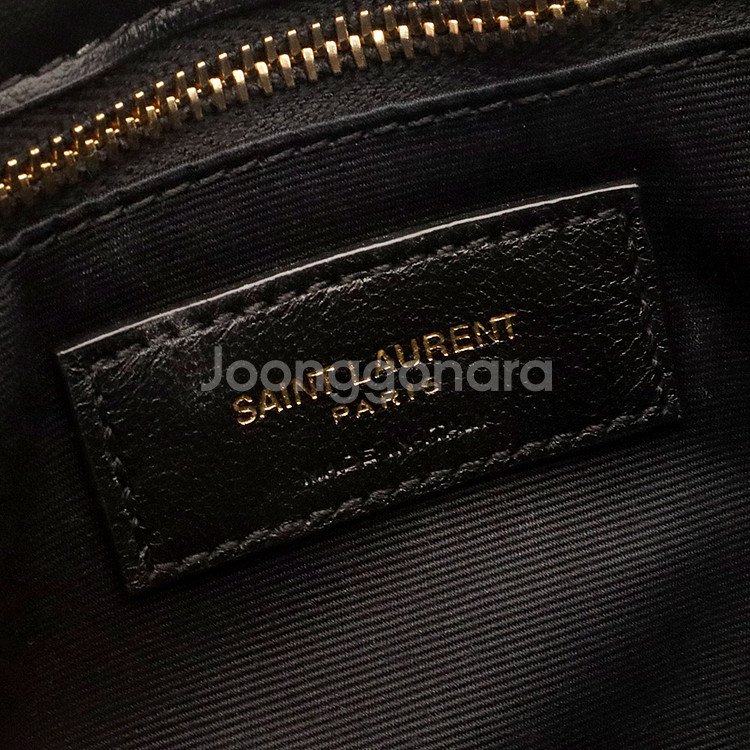 생로랑 카프스킨 금장 모노그램 루루 토이 미니 크로스백--9