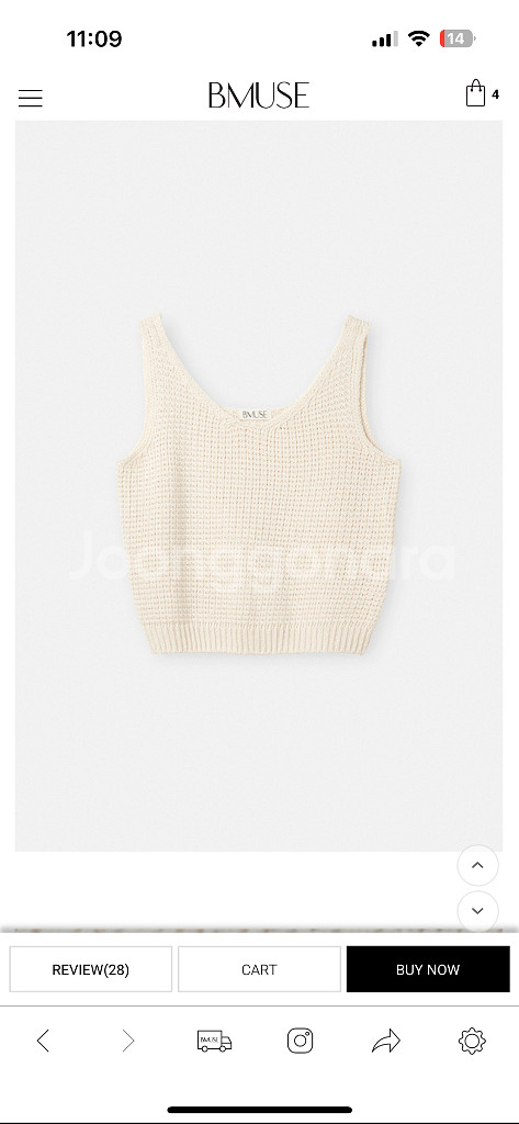 베뉴엣(구 비뮤즈) 와플가디건세트(크림)--1