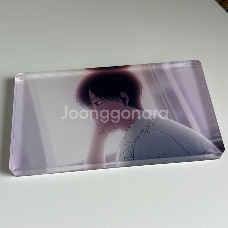 히카루가 죽은 여름 팝업스토어 요시키 아크릴 블록--0