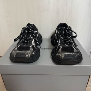 (41) 발렌시아가 3xl 블랙 화이트 스니커즈