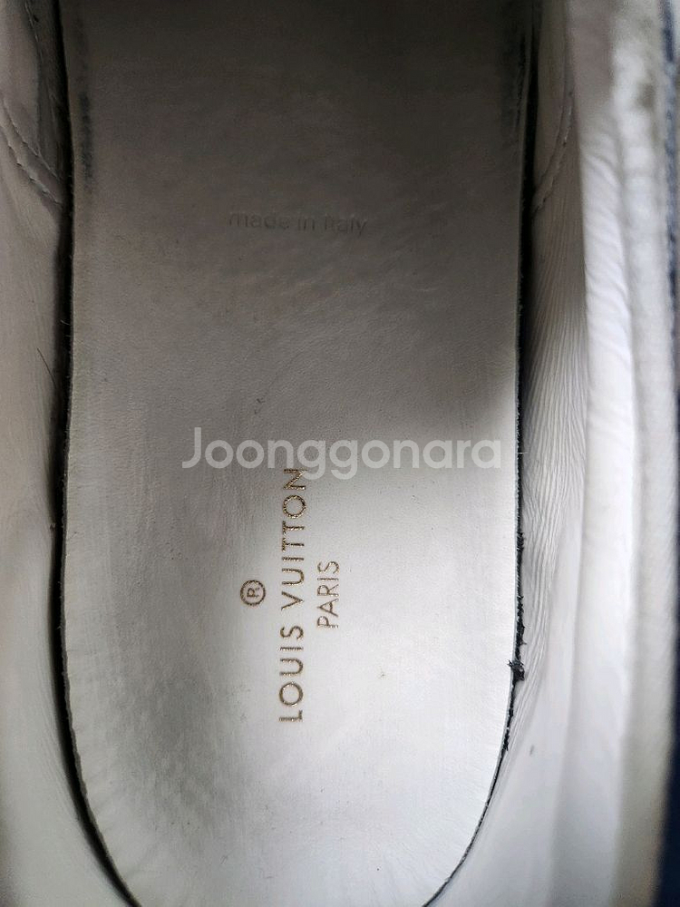 루이비통 데님 스니커즈 295mm--2