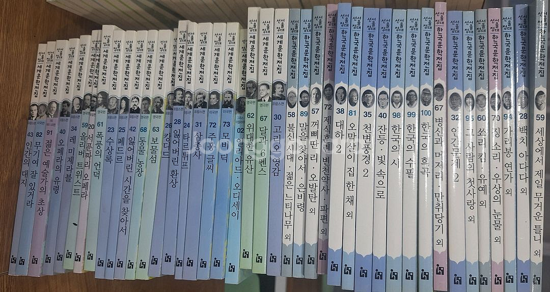 서울대선정 세계문학, 한국문학--0