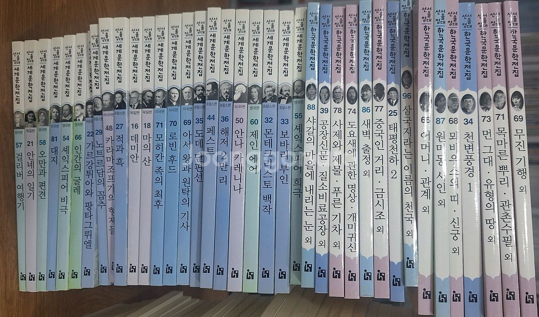 서울대선정 세계문학, 한국문학--1
