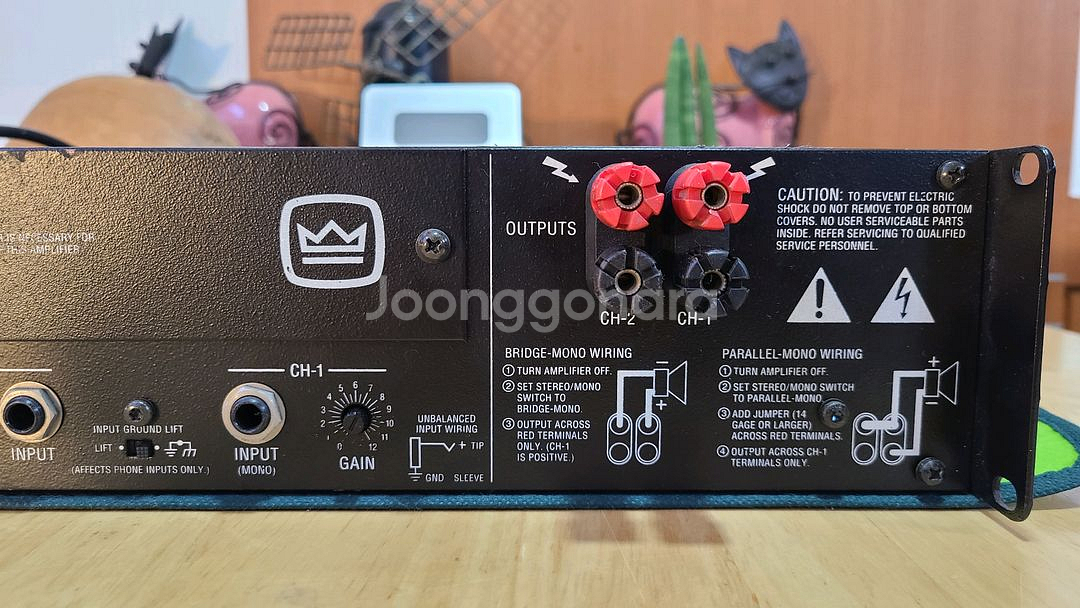 crown 460-CSL POWER AMP usa--5