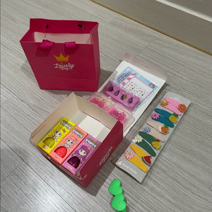 핑키페인트 네일 & 헤어핀 세트