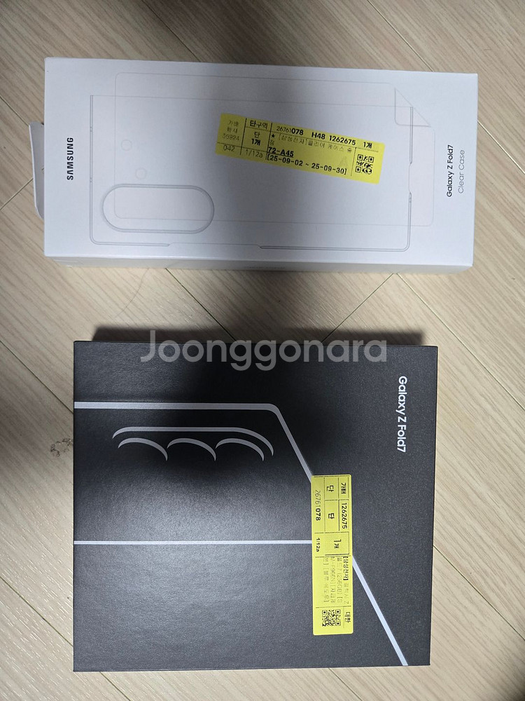 갤럭시 폴드7 256 블루쉐도우 자급제 미개봉 팝니다.--0