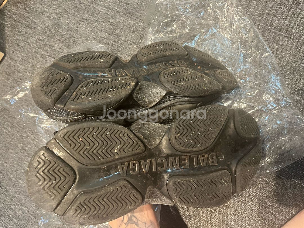 발렌시아가 트리플S 더티블랙40--4