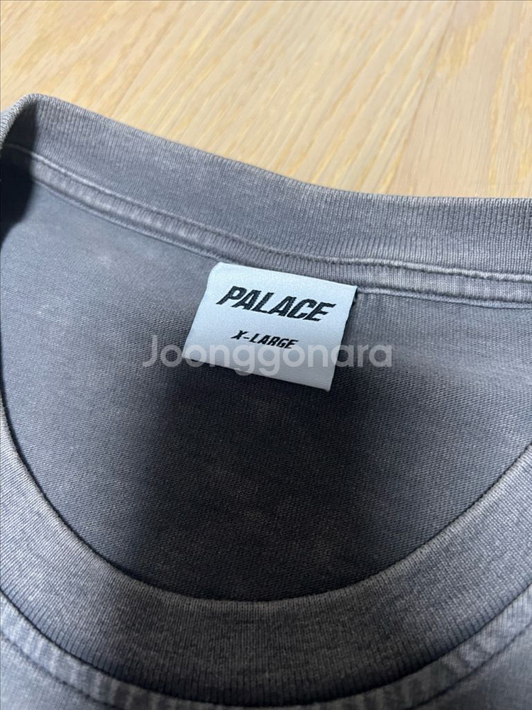 Palace / 마이크로 피그먼트 긴팔티 그레이/ xl--7