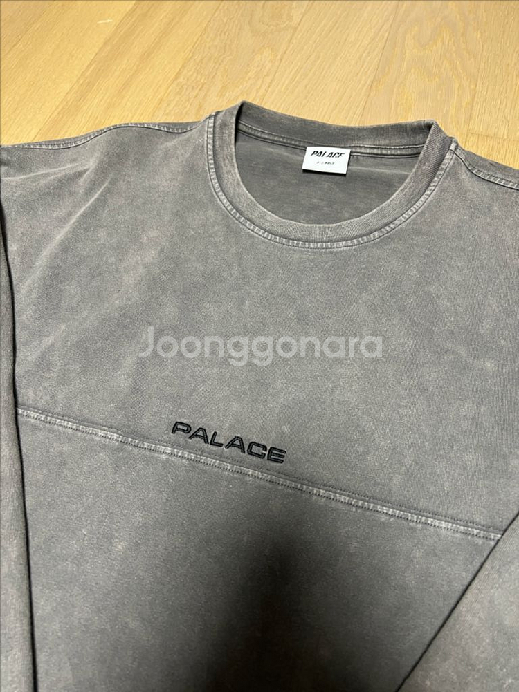Palace / 마이크로 피그먼트 긴팔티 그레이/ xl--6