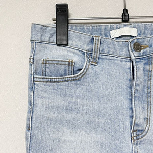 (S) 투모로우팩토리 슬림 일자핏 연청 청바지 데님 팬