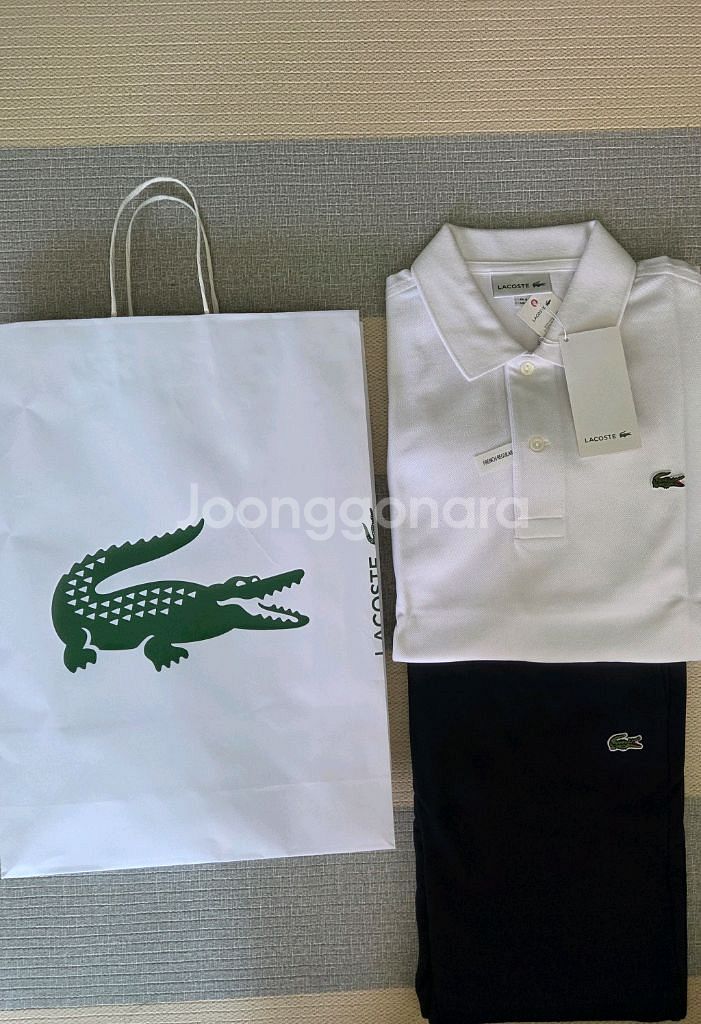 라코스테 네이비 바지--1