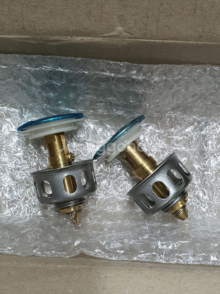 세면대 거름 팝업 캡 (세면대 마개) 2개--0