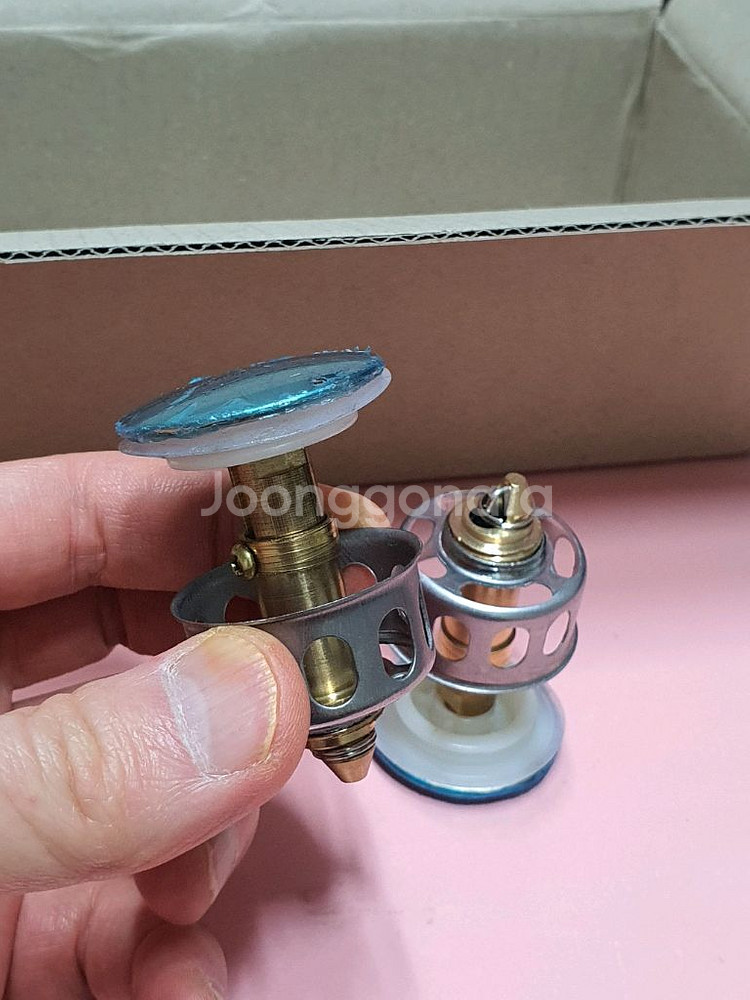 세면대 거름 팝업 캡 (세면대 마개) 2개--2