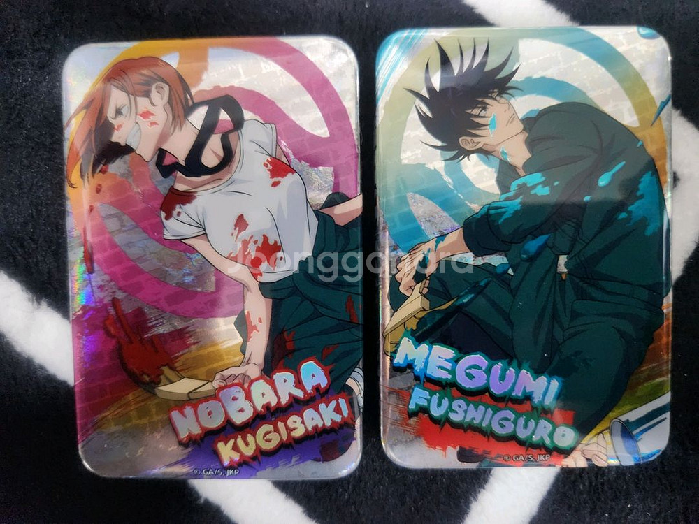 주술회전 캔뱃지2종 판매합니다--0