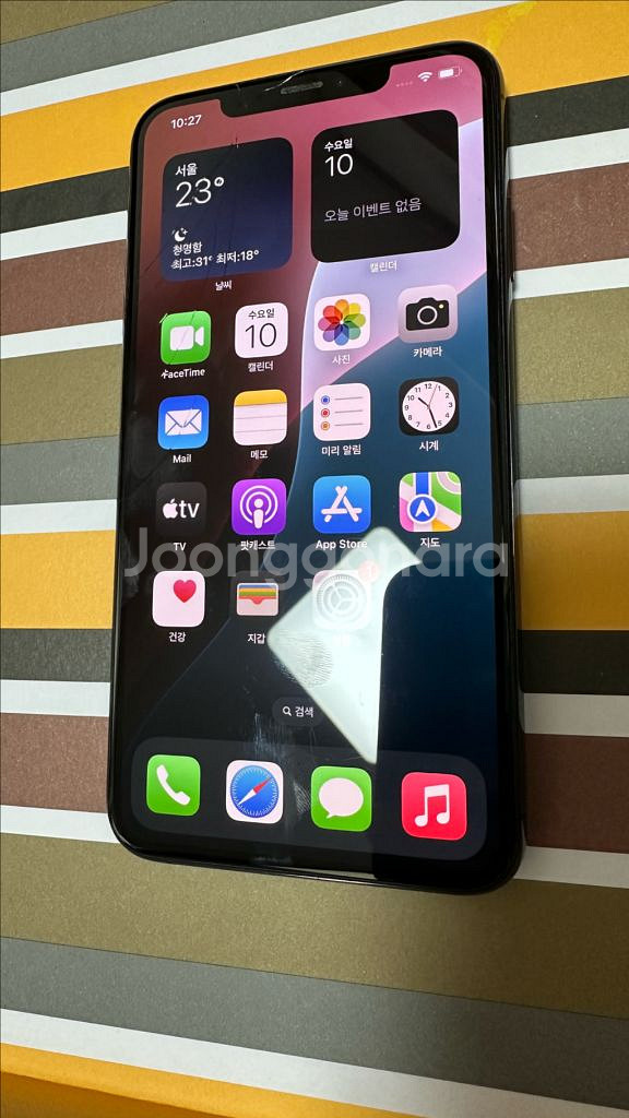 아이폰 xs max 512기가 블랙 팝니다--1