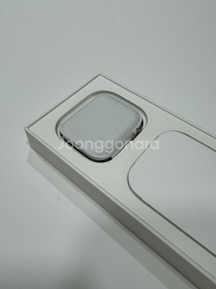 애플워치7 스테인리스 45mm 실버--6