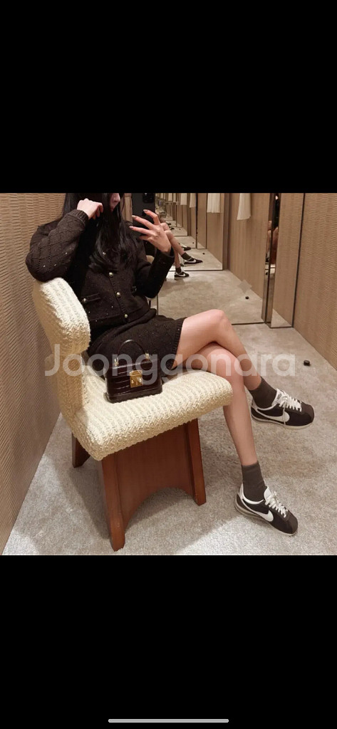 더로랑 펄 시퀀 니트 초코, 바닐라 , 블랙 세트 S--0