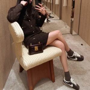 더로랑 펄 시퀀 니트 초코, 바닐라 , 블랙 세트 S