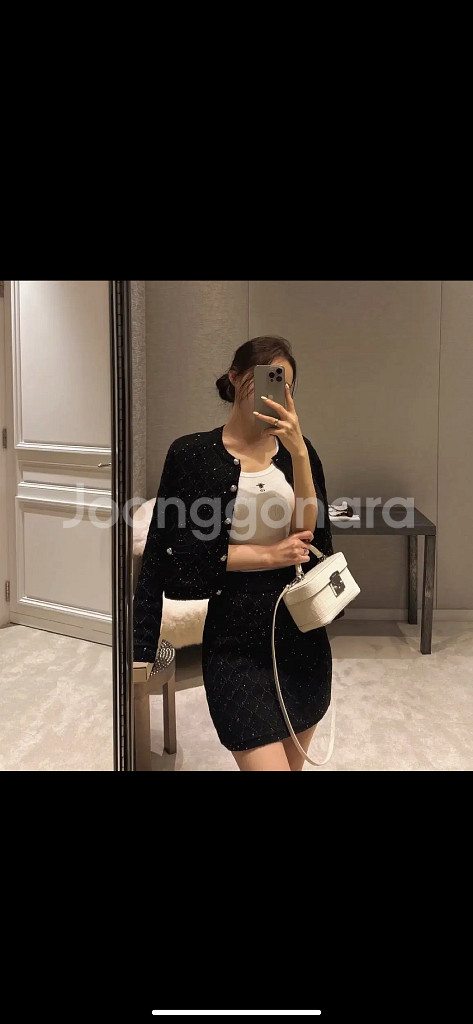 더로랑 펄 시퀀 니트 초코, 바닐라 , 블랙 세트 S--5