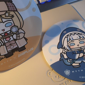 홀로라이브 버튜버 가우르 구라 아멜리아 대형 캣뱃지