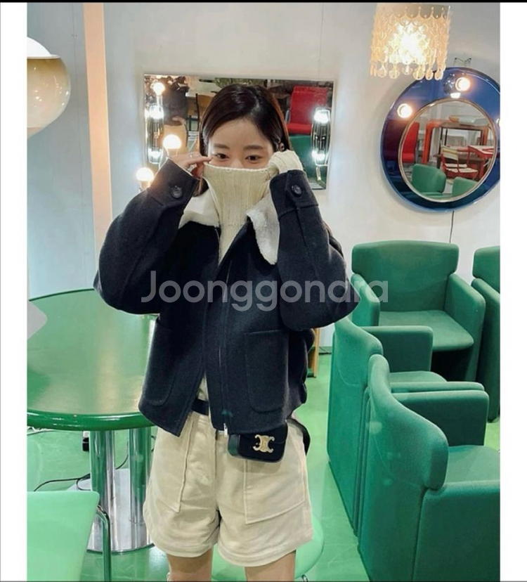 (새상품)온앤온on&on 카라 핸드메이드 자켓--1