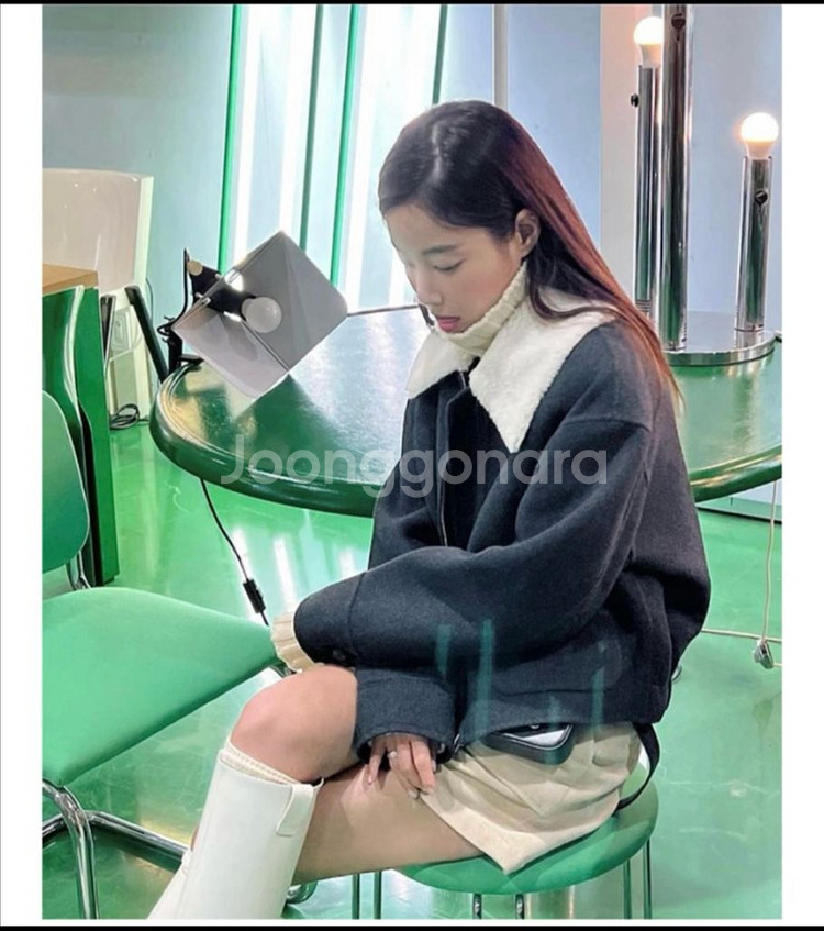 (새상품)온앤온on&on 카라 핸드메이드 자켓--0